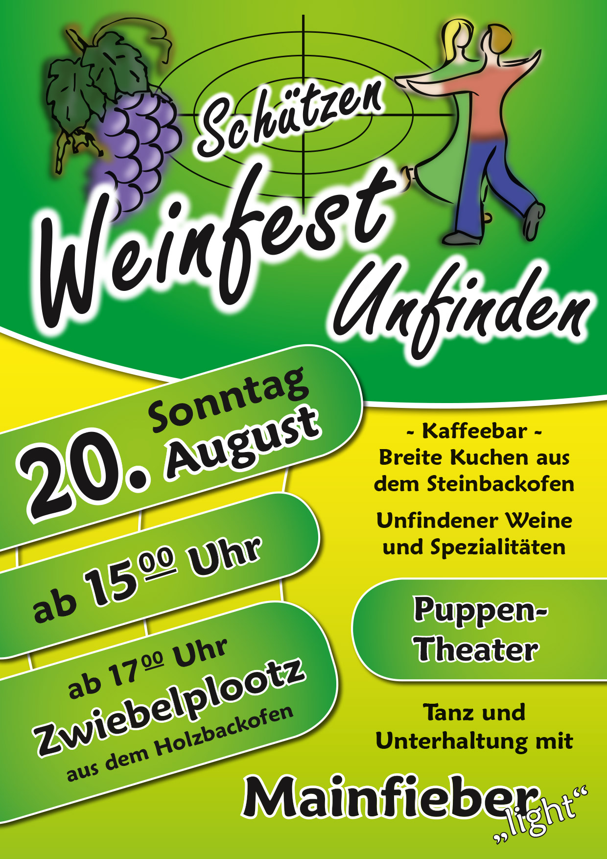Schützen Weinfest am 20. August 2017 in Unfinden