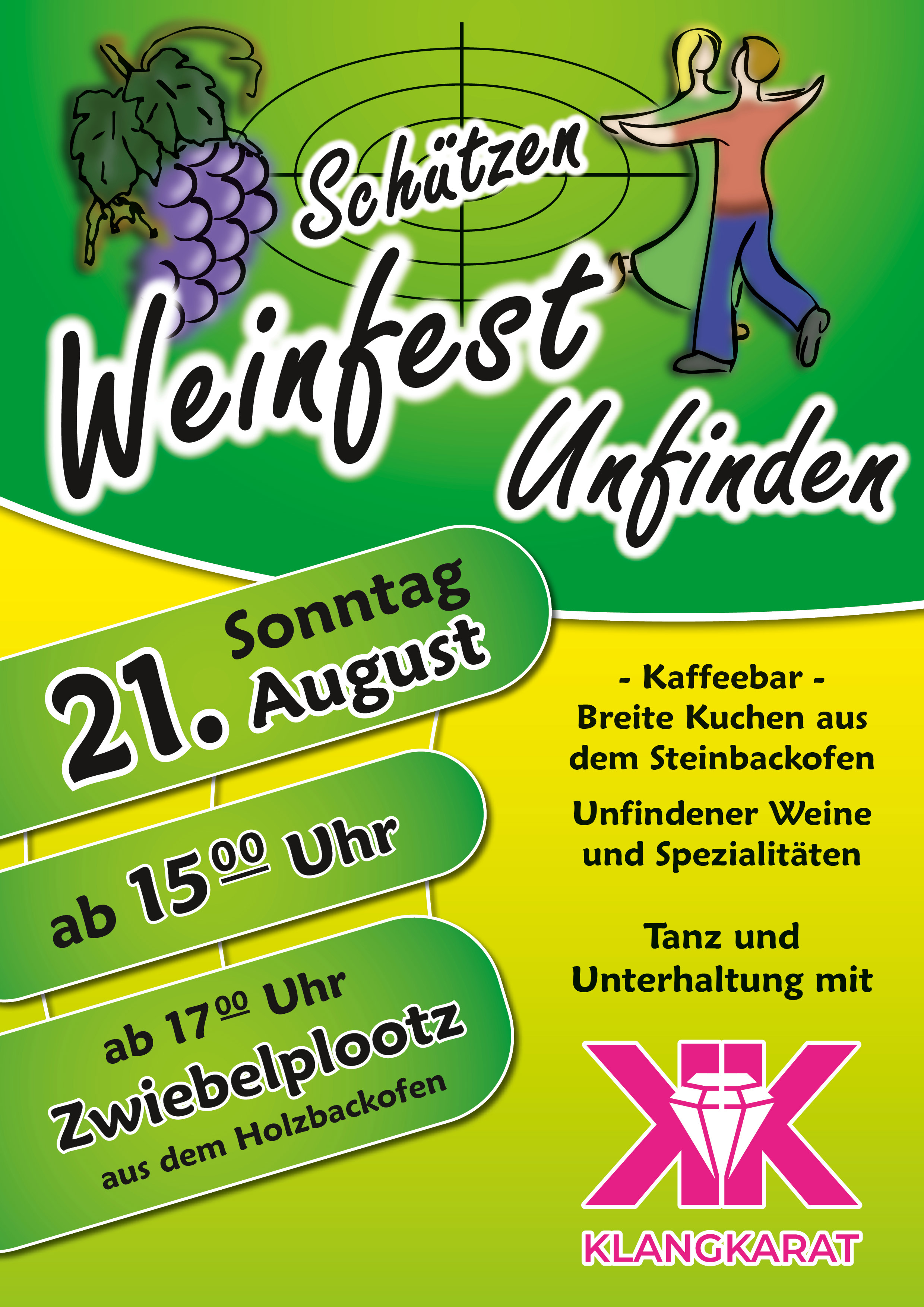 Schützen Weinfest am 21. August 2022 in Unfinden